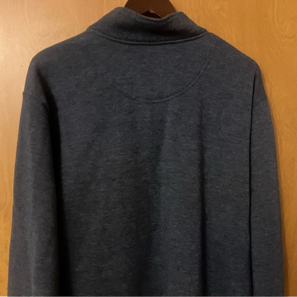 Orvis Men's Blue Quarter Zip Long Sleeve Embroider Pullover Sweatshirt Size XXL - Picture 5 of 14